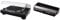 Dual DTJ 301.1 USB DJ-Plattenspieler, schwarz + Hama Carbon-Faserbürste für Langspielplatten (antistatisch Schallplatten reinigen, Vinylbürste), schwarz/silber