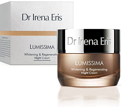 Dr Irena Eris - Anti Falten Creme, Lumissima Whitening & Regenerating Nachtcreme, Anti-Falten Creme, Innovative Formel für Hauterneuerung, Gleicht den Hautton aus, Reduziert Verfärbungen - 50 ml