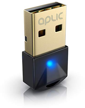 CSL - Bluetooth 5.0 USB Adapter Nano – BT V5.0 Stick Dongle – für PC Laptop - Bluetooth Empfänger und Sender für Desktop Laptop Drucker Headset Lautsprecher - kompatibel mit Windows 8.1 10 11
