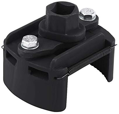 VOBOR 60mm-80mm Universal ajustable 2 mandíbulas llave de filtro de aceite herramienta de extracción de combustible