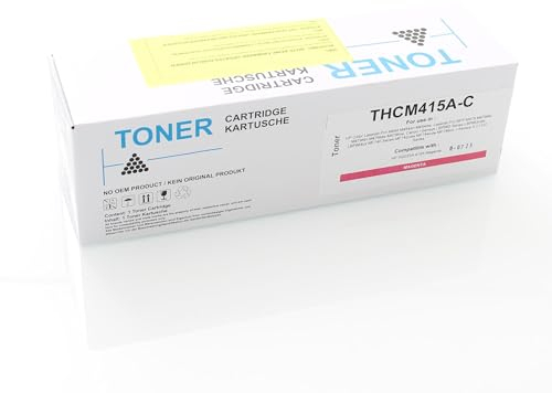 ABC Kompatibler Toner für HP 415A W2033A Magenta für (MIT CHIP) Color Laserjet Pro M454 Series M454dn M454dw M455dn MFP M479 M479dw M479fdn M479fdw M479fnw M480f