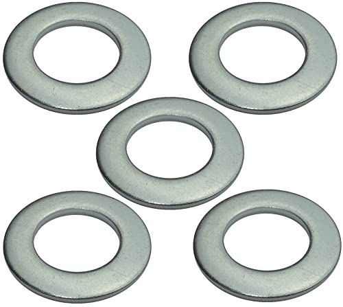 AERZETIX - C49249 - Set di 5 rondelle piatte universali M20 acciaio inossidabile A2 - Ø esterno 37mm - spessore 3mm - DIN 125