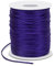 LEREATI Cordón de satén de 1,5 mm x 100 m de nailon para pulsera, cordón de seda, hilo de cuentas para hacer pulseras, collares, nudos chinos, manualidades (morado oscuro)