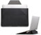 MOFT Laptop Sleeve & Stand for 15-16 inch Laptops, Vegan Leather Laptop Bag with Expandable Storage, 2 Adjustable Angles, Compatible with MacBook Air / Pro 15-16 inch, Black