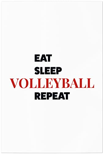 JUNIWORDS Poster, Eat sleep VOLLEYBALL repeat, 30 x 45 cm (1009436)