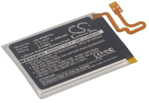 KCDE Ersatzakku für Apple A1446, iPod Nano 7, iPod Nano 7