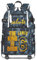 LUDIOPSG Basketball J-ames Multifunktions Rucksack Reise Laptop Fans Flammenelement Tasche für Männer und Frauen (Hellgrau - 2)