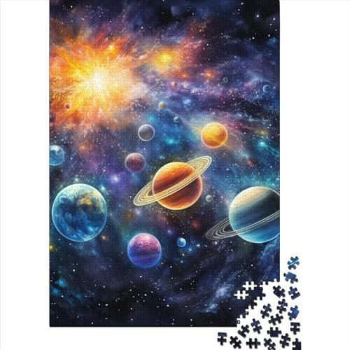 DHBANEIOK Galaxie Puzzle 1000 Teile Für Erwachsene Für Stressabbauer Puzzel 300pcs (40x28cm)