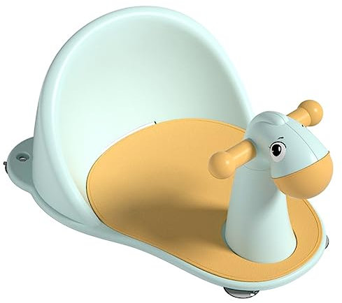 Abaodam Asiento De Baño Para Bebés Silla De Baño Antideslizante Soporte Portátil Ventosas Silla De Infantes y Niño Niña Bañera Segura y Fácil De Limpiar