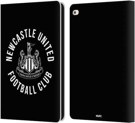 Head Case Designs Licenza Ufficiale Newcastle United Football Club Logo Stemma Custodia Portafoglio in Pelle Compatibile con Apple iPad Air 2 (2014)