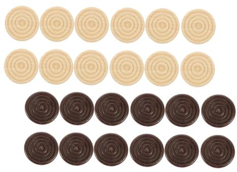 JOINPAYA 72-teiliges Backgammon-Set: Dame-schachfiguren-Backgammon Aus Holz Mit Glatten Gratstücken Für Brettspiel-Unterhaltung