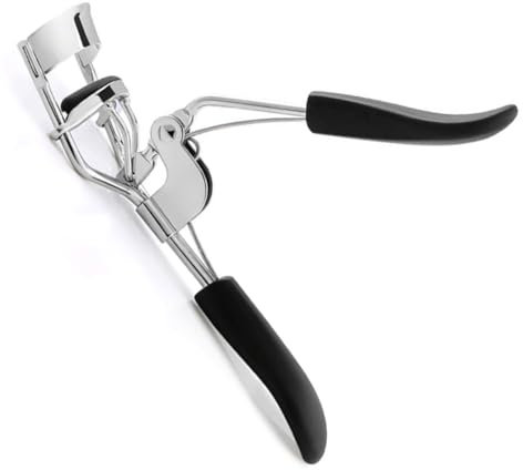 DECOMELODY Wimpernzange Kleiner Edelstahl Schwarz Manuell Für Augenformen Tragbarer Wimpernclip Für Schönes Make up