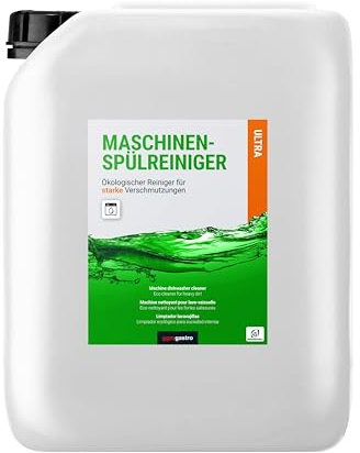 GGM Gastro Maschinenspülreiniger ULTRA 10 L | Hochkonzentriert, automatische Dosierung, phosphatfrei, umweltfreundlich abbaubar, ideal für gewerbliche Spülsysteme