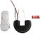 ComfyHarbor AC Ceiling Fan Remote Control Kit with 3 Speed Controller Timer Switch Wireless Remote Receiver for Home Office Living Room Fan Light