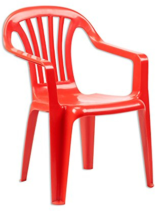 SUNNYDAYS LE PLASTIK - KINDERSTUHL „CAMELIA“ ROT