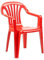SUNNYDAYS LE PLASTIK - KINDERSTUHL „CAMELIA“ ROT