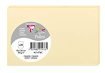 Clairefontaine 1476C Packung (mit 25 Karten Pollen, 82 x 128mm) 210g, Chamois