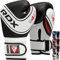 RDX Kinder Boxhandschuhe 6oz 4oz Junior Training Pratzen, Maya Hide Leder Belüftete Handfläche, Muay Thai Sparring MMA Kickboxing Kämpfen, Sandsack Speed Ball Boxpratzen Sandsackarbeit, Kinderspiele