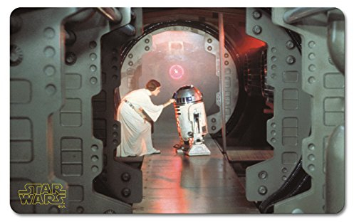 Logoshirt Star Wars Frühstücksbrettchen - Krieg der Sterne - Leia and R2-D2 - Lizenziertes Originaldesign