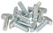 100x Hammerschraube Nut 8 - Typ B - M6 x 20 mm, Steg 1,5 mm, Stahl verzinkt