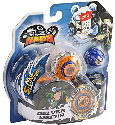 INFINITY NADO Toupie Jouet Enfant 5 6 7 8 9 10 11 12 Ans Garcon Fille Cadeau,Toupie Série Standard-Delver Mecha