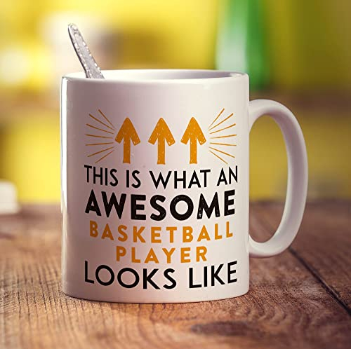 This is What an Awesome Basketball Player Looks Like Mug - 11oz Ceramic Cup