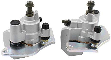 Pack of 2 Front Left & Right Brake Caliper w/Pads for Honda Rancher 420 TRX420 Foreman 500 TRX500 Foreman Rubicon 500 ATV