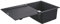 Grohe 31644AP0 - K500 Fregadero individual y desagüe, Gris (Granite Black), 86 x 50 cm