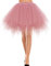 Bbonlinedress 1950s Donna Sottovesti e Sottogonne Retro Vintage Sottogonne Rockabilly Mini Gonne Blush XL
