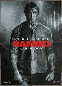 Rambo Last Blood Original-Poster (Format 53 x 40 cm gefaltet) Sylvester Stallone 2019