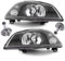 DM Autoteile Ibiza 6L Cordoba 6L2 Scheinwerfer Schwarz SET 02-08 H4 für VALEO VERSION