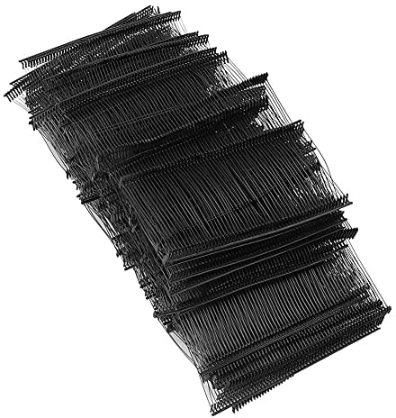 Tagging Gun Barbs,10000 Pcs Universal Tagging Fasteners Regular Plastic Tag Gun Refills Price Tag Label Clothing Tagging Barbs for Price Tag Gun Fastener Pin 50mm Black