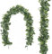 SOMYTING 2 Guirnaldas Artificiales de Hojas de Eucalipto de Color Verde para Colgar Plantas para Decoración de Pared de Arco de Telón de Fondo de Boda Mesa de la Casa de la Granja