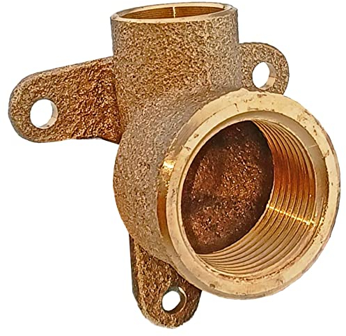 Lötfitting Rotguss | Wandwinkel mit Innengewinde | Lötende (i) 15-22 mm auf IG 1/2-3/4 Zoll >>> 15mm x 1/2 Zoll