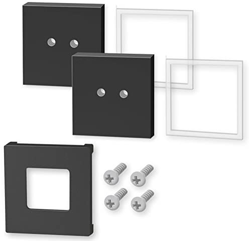ZACK Carvo 40512 Wall Mount Black Pack of 2