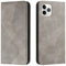 Mo-Somnus Kompatibel mit iPhone 11 Pro Max Hülle, Magnet PU Leder Flip Wallet Case Tasche Handyhülle, Stoßfeste Klappbar iPhone 11 Pro Max (6,5 Zoll) Brieftasche Klapphülle mit [Kartenfächer] (Grau)