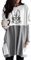 OMZIN Damen Frühling Süße Häschen Shirts Langarm Osterhasen Pullover Osterhasen Shirt mit Taschen Grau Brille Hase XL