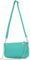 modamoda de - T237 - Umhängetasche Klein Small aus ital. Leder, Farbe:Türkisblau