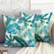 Velvhom Sofakissen Frühling Sommer Kissenbezug Grün Blätter Couchkissen Moderne Sofakissenbezüge Tropische Palme Blätter Kissen Bezüge für Garten Couch Sofa Wohnzimmer Schlafzimmer 45x45 cm