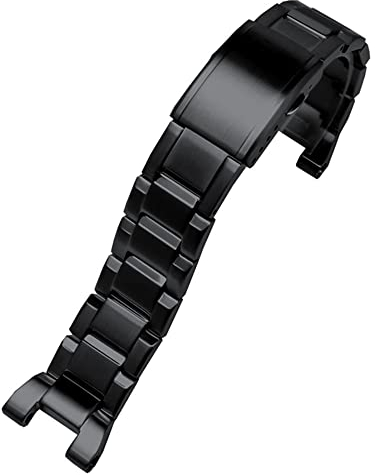 KKFAUS Edelstahl-Armband für Casio G-shock Gst-W300 Gst-400g Gst-B100 Gst-210 S100d/S110d/W110 Metall-Uhrenarmband, Achat
