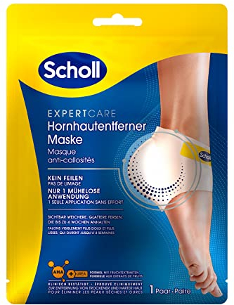Scholl Hornhautentferner Maske - Hornhaut Socken - Maske für seidig weiche Füße