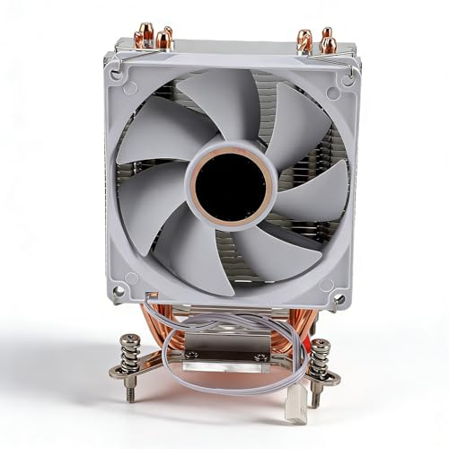 CPU-Kühler mit 4 Heatpipes, Hervorragende Kühlung, Leiser Betrieb, Einfache Installation, Kompatibel mit LGA 775/1150/1151/1155/1156/1200/1700/1356/1366