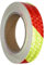 XFXIA Reflective Tape 2.5cm*20m Reflective Warning Sticker High intensity self-adhesive Safety Tape for Vehicles Car Trailers Night, Reflector Tapes for Road Facilities Safety Reminder Red and Yellow
