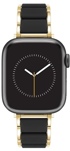 Anne Klein Gummiertes modisches Armband für Apple Watch, sicher, verstellbar, Ersatzband, passend für die meisten Handgelenke