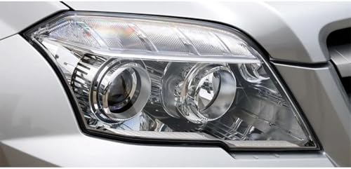 MUYANGS kompatibel mit Auto Scheinwerferglas Scheinwerfer Abdeckungen für Mercedes Benz GLK GLK300 GLK350 X204 2008 2009 2010 2011 2012,Right
