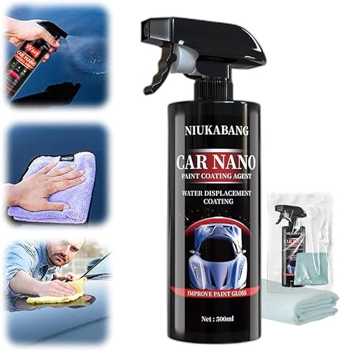 Nano Car Kratzerentfernungsspray 2024 - Auto-Schutzlack-Spray Mit Hohem Schutz, Schnelle Beschichtung (500ml)