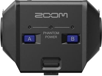 Zoom Cápsula intercambiable EXH-6e Dual XLR/TRS | para conectar micrófonos externos a H6essential Handy Recorder | Phantom Power | Zoom Capsule System 3.0 | negro