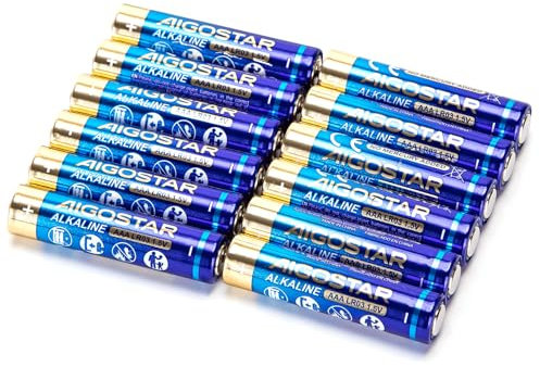 AAA (LR03) 1.5V Alkaline Battery Pack of 12 Ideal for Electronic Devices and Toys