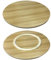 CZAOERXB Drehteller aus Holz – drehbarer Servierteller aus massivem Holz – Holz – 360-Grad-Drehgelenk - 23″/27″/31″/35″/39″/43