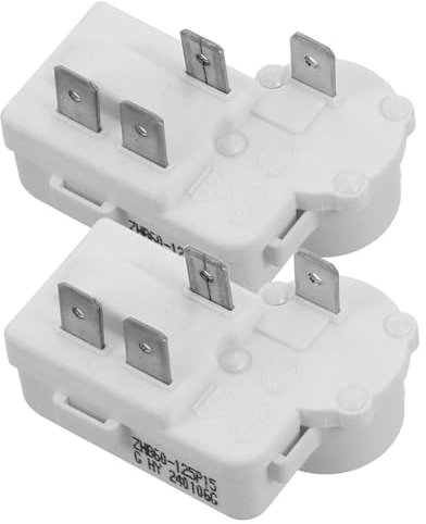 COLLBATH Ptc Starter Relay for Refrigerator Freezer Integrated Overload Protector for Enhanced Safety and Performance Compatible Brands Easy Installation